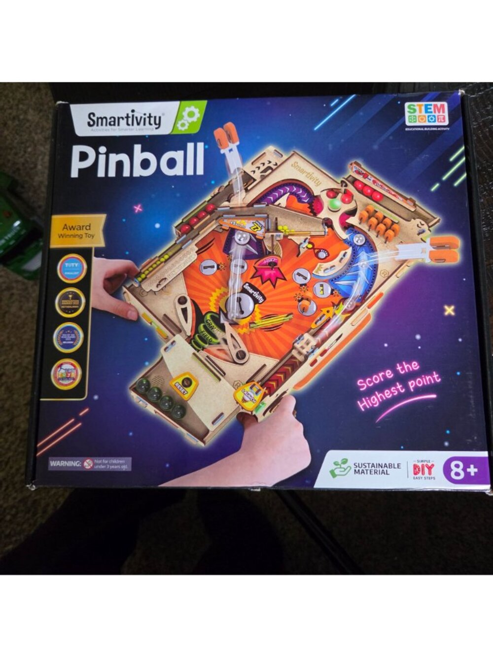 Smartivity DIY Pinball Machine STEM Kit Build & Play Arcade Game Award-Winning - Picture 3 of 11